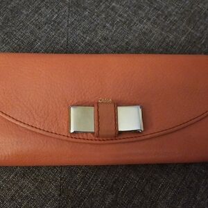 Chloe Lilly Bow Continental long walllet